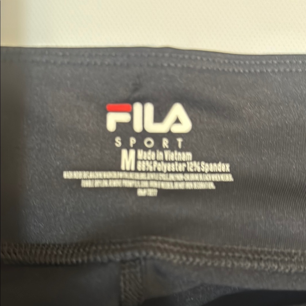 Fila Black Sweatpants Athletic Joggers - Picture 2 of 7
